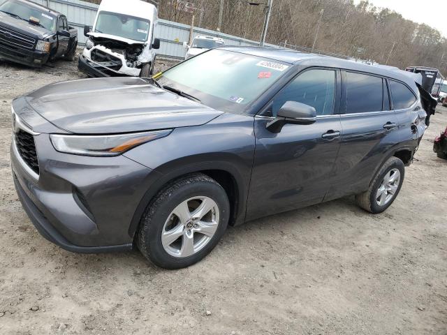 TOYOTA HIGHLANDER 2021 with VIN 5TDCZRAH8MS534619 - Photo from auction