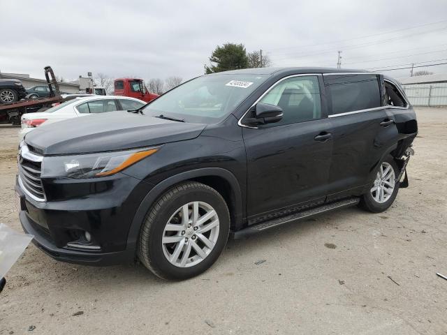 TOYOTA HIGHLANDER 2015 with VIN 5TDZKRFH8FS062352 - Photo from auction