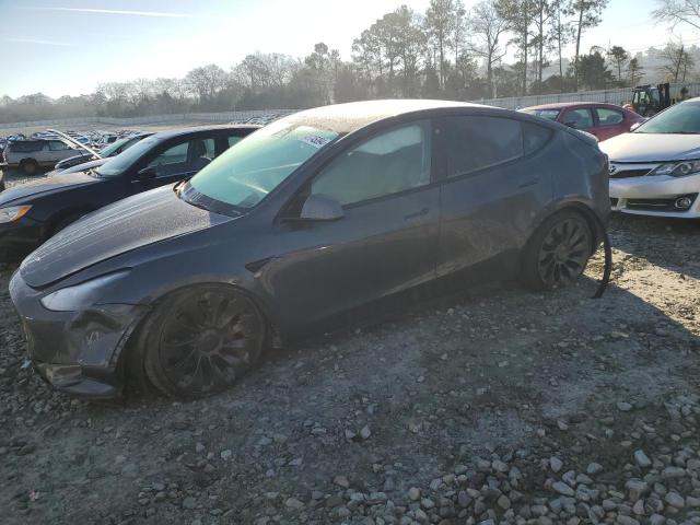 Photo 1 from auction – 2021 TESLA MODEL Y with VIN 5YJYGDEF6MF257786