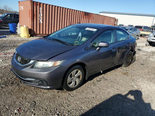 HONDA CIVIC LX 2014 with VIN 19XFB2F55EE015546 - Photo from auction