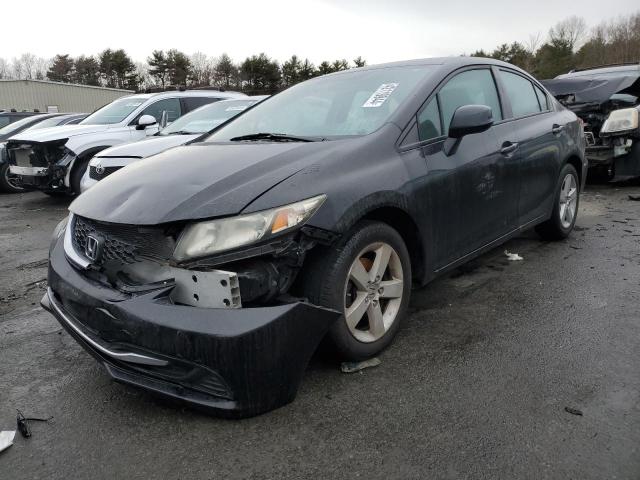 HONDA CIVIC LX 2013 with VIN 19XFB2F55DE284676 - Photo from auction