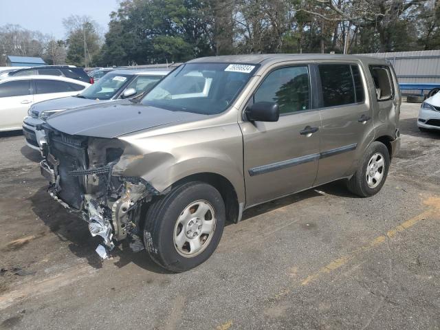 HONDA PILOT LX 2009 with VIN 5FNYF38219B021351 - Photo from auction