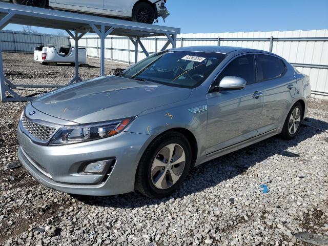 KIA OPTIMA HYB 2015 with VIN KNAGM4AD9F5081942 - Photo from auction