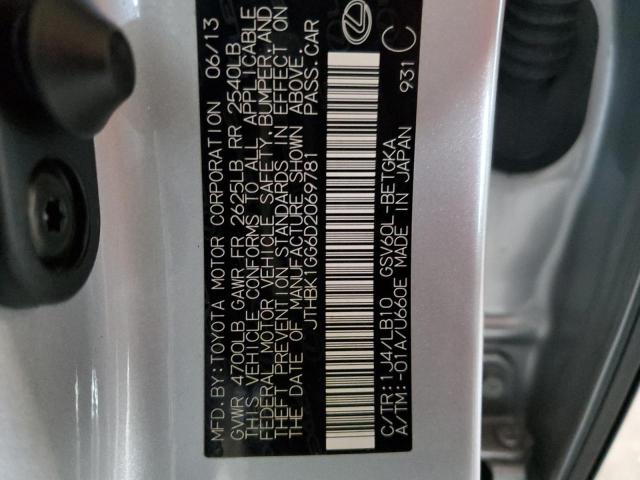 Photo 12 from auction – 2013 LEXUS ES 350 with VIN JTHBK1GG6D2069781