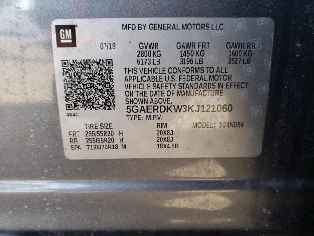Photo 13 from auction – 2019 BUICK ENCLAVE AV with VIN 5GAERDKW3KJ121060