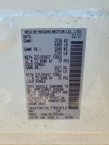 Photo 14 from auction – 2017 NISSAN ROGUE S with VIN 5N1AT2MT7HC796912