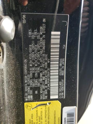 Photo 14 from auction – 2007 LEXUS RX 350 with VIN JTJHK31U472004130