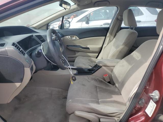 Photo 7 from auction – 2012 HONDA CIVIC LX with VIN 19XFB2F55CE033252
