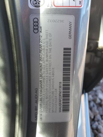 Photo 12 from auction – 2015 AUDI A6 PREMIUM with VIN WAUGFAFC0FN013618