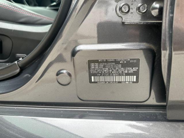 Photo 10 from auction – 2021 SUBARU WRX LIMITE with VIN JF1VA1J63M9817174