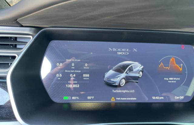 Photo 8 from auction – 2016 TESLA MODEL X with VIN 5YJXCBE26GF028585
