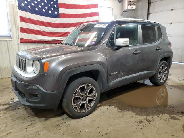 JEEP RENEGADE L 2017 with VIN ZACCJBDB3HPG14841 - Photo from auction
