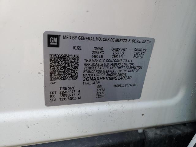 Photo 14 from auction – 2021 CHEVROLET EQUINOX LS with VIN 3GNAXHEV8MS140130