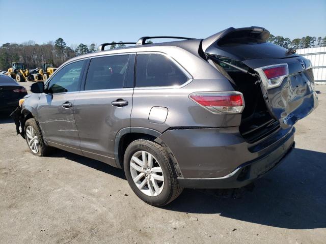 Photo 2 from auction – 2014 TOYOTA HIGHLANDER with VIN 5TDZKRFHXES022515