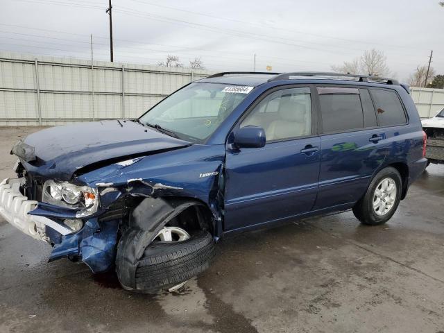 TOYOTA HIGHLANDER 2001 with VIN JTEGF21A610013882 - Photo from auction