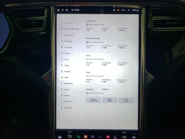 Photo 9 from auction – 2016 TESLA MODEL X with VIN 5YJXCAE26GF030329