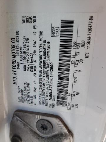 Photo 14 from auction – 2020 FORD TRANSIT CO with VIN NM0LS7E25L1442990