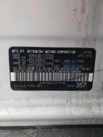 Photo 14 from auction – 2018 MITSUBISHI OUTLANDER with VIN JA4AP3AU5JU016380
