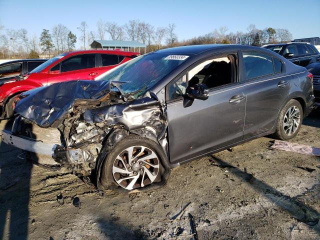 HONDA CIVIC LX 2013 with VIN 19XFB2F54DE090821 - Photo from auction