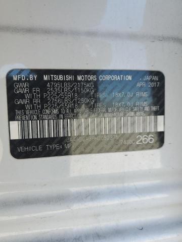 Photo 13 from auction – 2017 MITSUBISHI OUTLANDER with VIN JA4AD2A36HZ052375