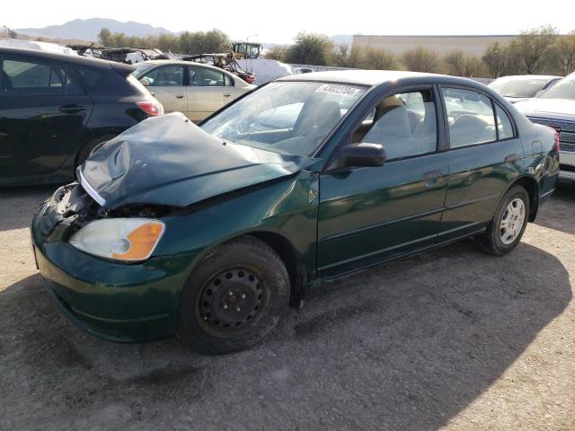 HONDA CIVIC LX 2001 with VIN 2HGES16591H510936 - Photo from auction