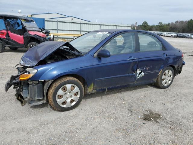 KIA SPECTRA EX 2009 with VIN KNAFE221895627992 - Photo from auction