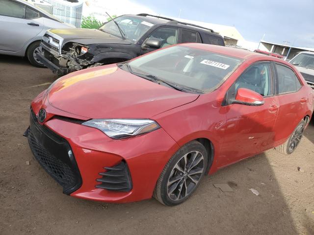 TOYOTA COROLLA L 2019 with VIN 5YFBURHE0KP928997 - Photo from auction