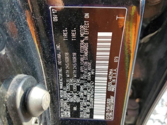 Photo 14 from auction – 2017 TOYOTA HIGHLANDER with VIN 5TDJZRFH7HS479747