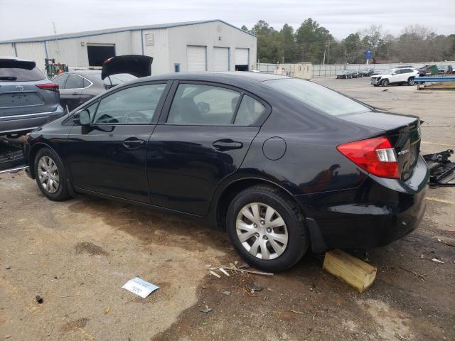 Photo 2 from auction – 2012 HONDA CIVIC LX with VIN 19XFB2F52CE070162