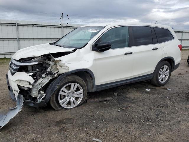 HONDA PILOT LX 2018 with VIN 5FNYF5H18JB023251 - Photo from auction