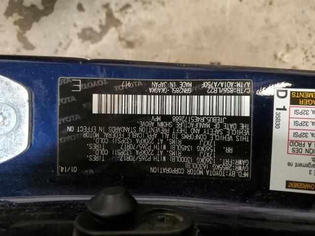 Foto 14 de la subasta – 2014 TOYOTA 4RUNNER SR con VIN JTEBU5JR4E5172688