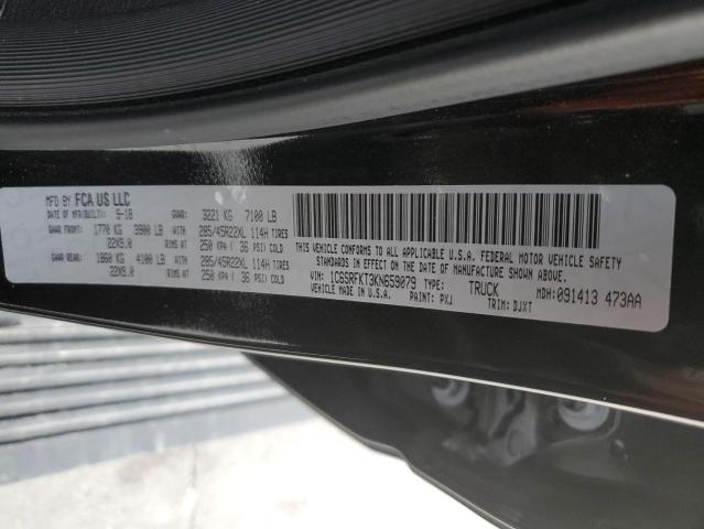 Photo 13 from auction – 2019 RAM 1500 LONGH with VIN 1C6SRFKT3KN659079