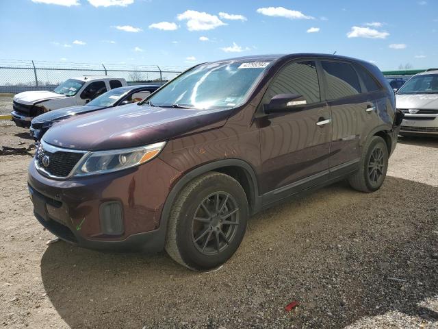 KIA SORENTO LX 2015 with VIN 5XYKT3A67FG621372 - Photo from auction