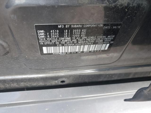 Photo 12 from auction – 2019 SUBARU LEGACY 2.5 with VIN 4S3BNAJ6XK3032863