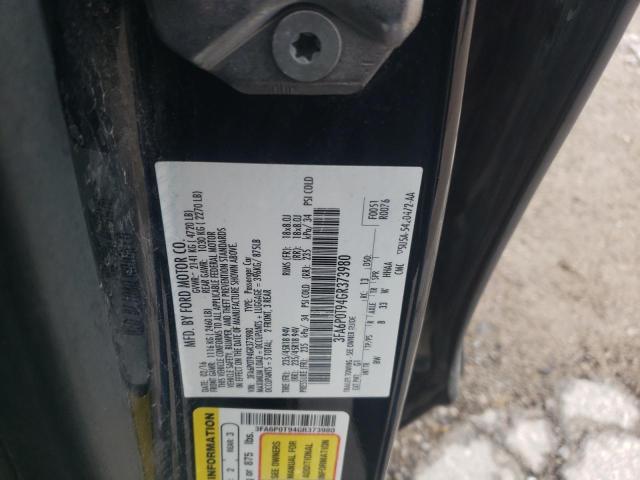 Photo 12 from auction – 2016 FORD FUSION SE with VIN 3FA6P0T94GR373980