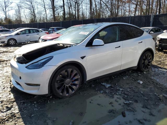 TESLA MODEL Y 2022 with VIN 7SAYGDEF6NF379150 - Photo from auction