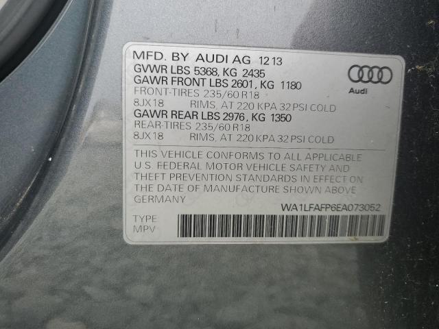 Photo 14 from auction – 2014 AUDI Q5 PREMIUM with VIN WA1LFAFP6EA073052