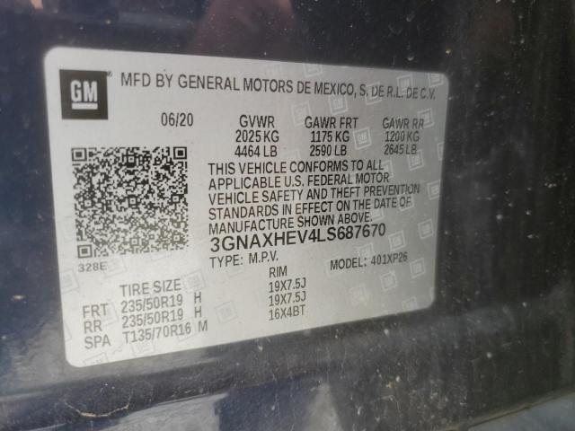 Photo 14 from auction – 2020 CHEVROLET EQUINOX LS with VIN 3GNAXHEV4LS687670