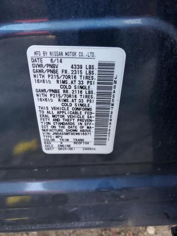 Photo 14 from auction – 2014 NISSAN ROGUE SELE with VIN JN8AS5MT9EW616871