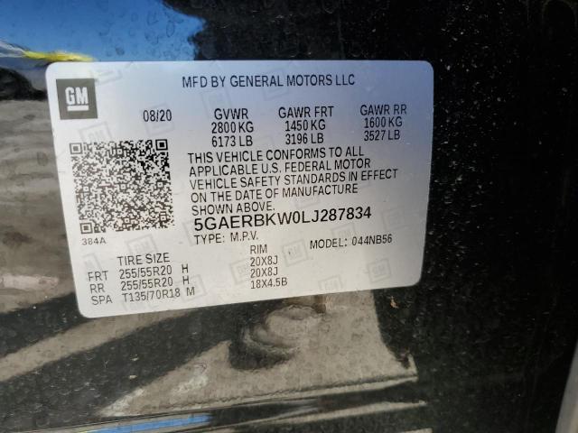 Photo 14 from auction – 2020 BUICK ENCLAVE ES with VIN 5GAERBKW0LJ287834