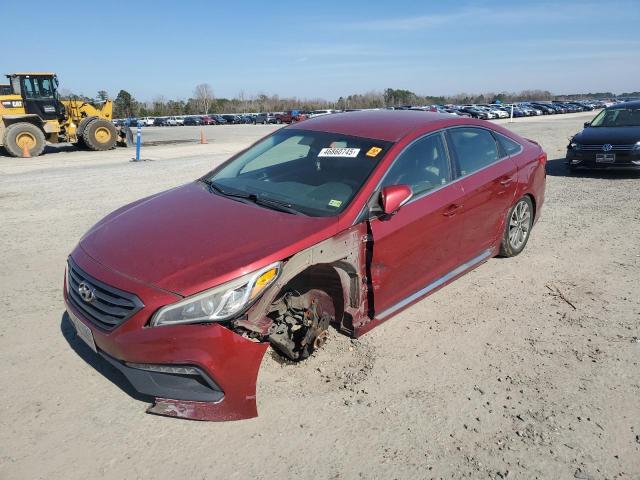 HYUNDAI SONATA 2015 with VIN 5NPE34AF2FH073759 - Photo from auction