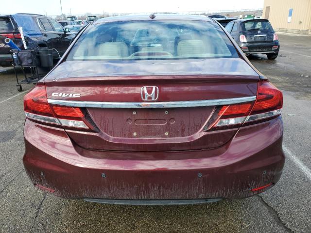 Photo 6 from auction – 2013 HONDA CIVIC EXL with VIN 19XFB2F93DE068361