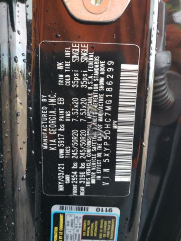 Photo 14 from auction – 2021 KIA TELLURIDE with VIN 5XYP5DHC7MG186299