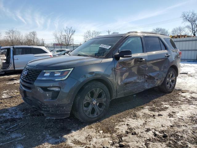 FORD EXPLORER S 2018 with VIN 1FM5K8GT9JGB05221 - Photo from auction
