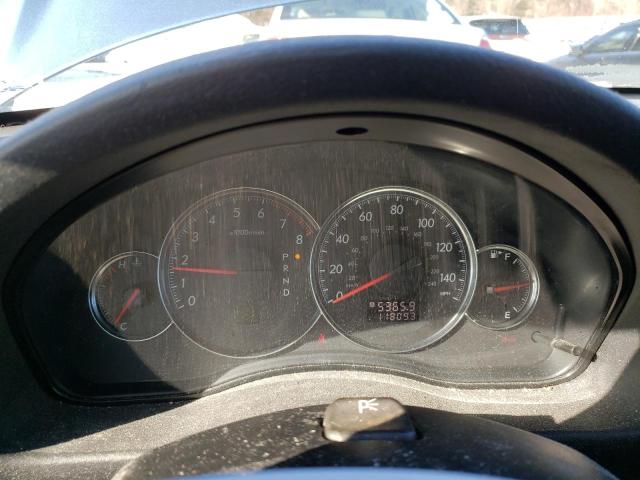 Photo 9 from auction – 2008 SUBARU LEGACY 2.5 with VIN 4S3BL616487223182