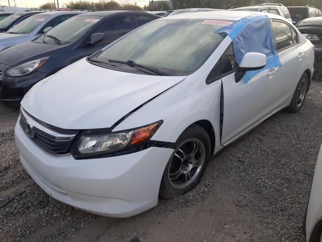 HONDA CIVIC LX 2012 with VIN 2HGFB2F59CH521898 - Photo from auction