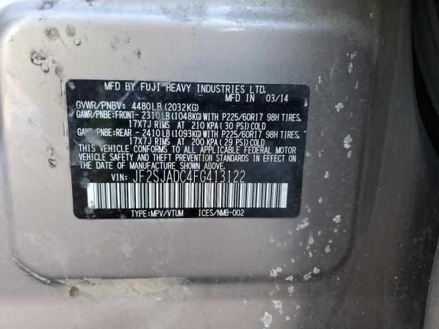 Photo 14 from auction – 2015 SUBARU FORESTER 2 with VIN JF2SJADC4FG413122