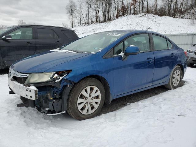 HONDA CIVIC LX 2012 with VIN 2HGFB2F52CH514999 - Photo from auction
