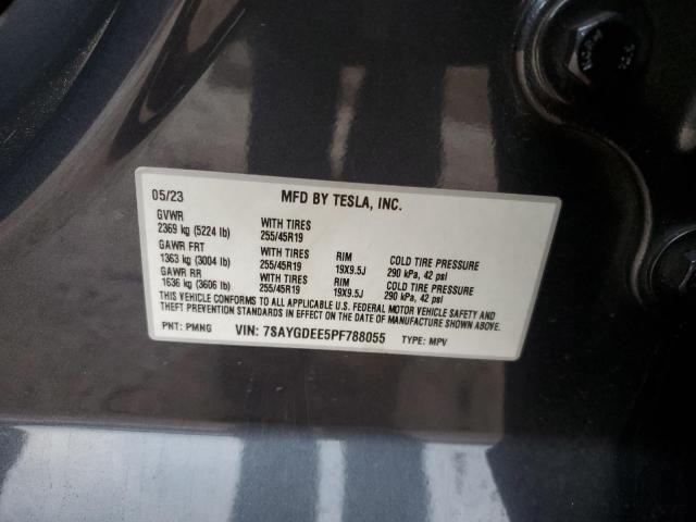 Photo 14 from auction – 2023 TESLA MODEL Y with VIN 7SAYGDEE5PF788055