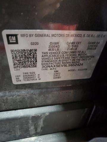 Photo 14 from auction – 2020 CHEVROLET EQUINOX LS with VIN 3GNAXSEV5LS652424